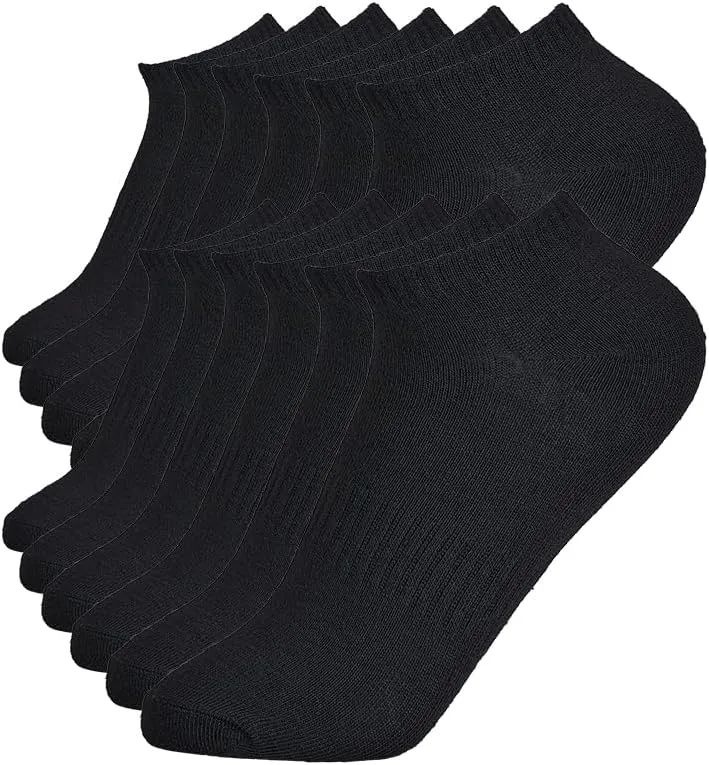 6 Pairs No Show Socks Cotton Non Slip Low Cut Socks