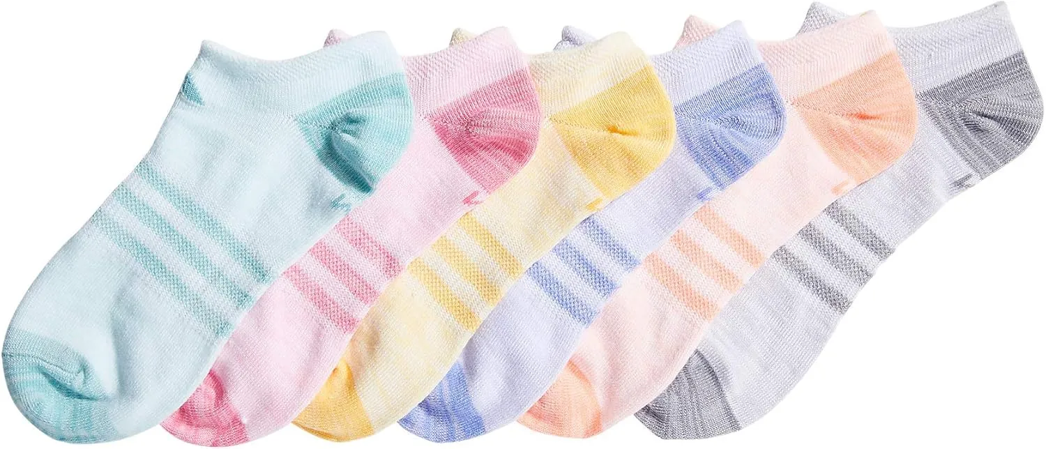 adidas Kids-Girl's Superlite No Show Socks (6-Pair)