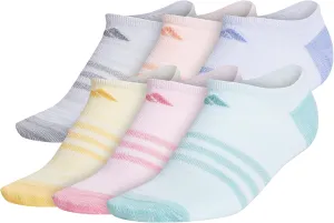 adidas Kids-Girl's Superlite No Show Socks (6-Pair)