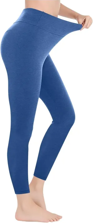 Ankle Leggings for Women Tummy Control High Waist Stretch Slim Fit Casual Athletic Yoga Pants Workout Exercise Lounge