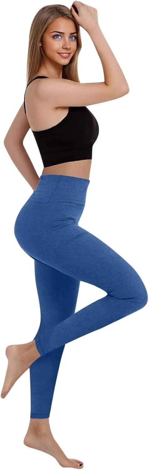 Ankle Leggings for Women Tummy Control High Waist Stretch Slim Fit Casual Athletic Yoga Pants Workout Exercise Lounge