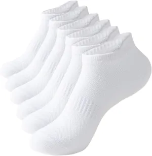 Ankle Socks for Women, Running Athletic Socks with Heel Tab Low Cut Sports No Show Socks