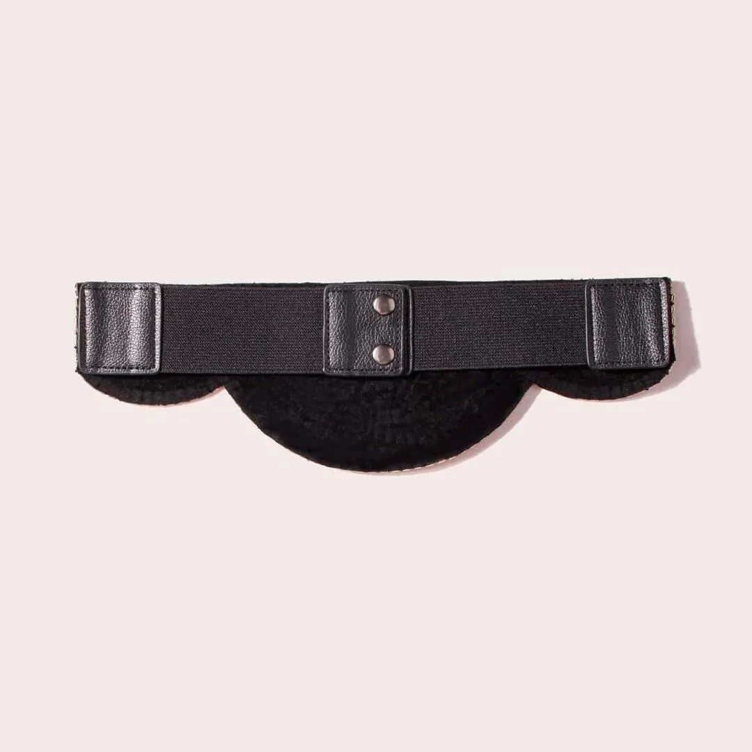 Bohemian Belts for Women Wide Stretch Elastic Waist Belt Body Chain Handmade Beaded Flower Adjustable Belt
