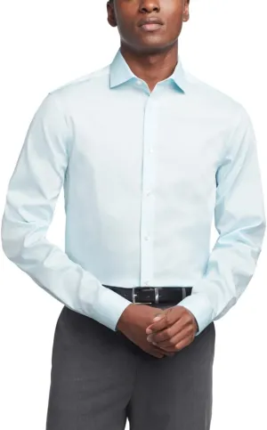 Calvin Klein Men's Slim Fit Non Iron Stretch Solid Dress Shirt