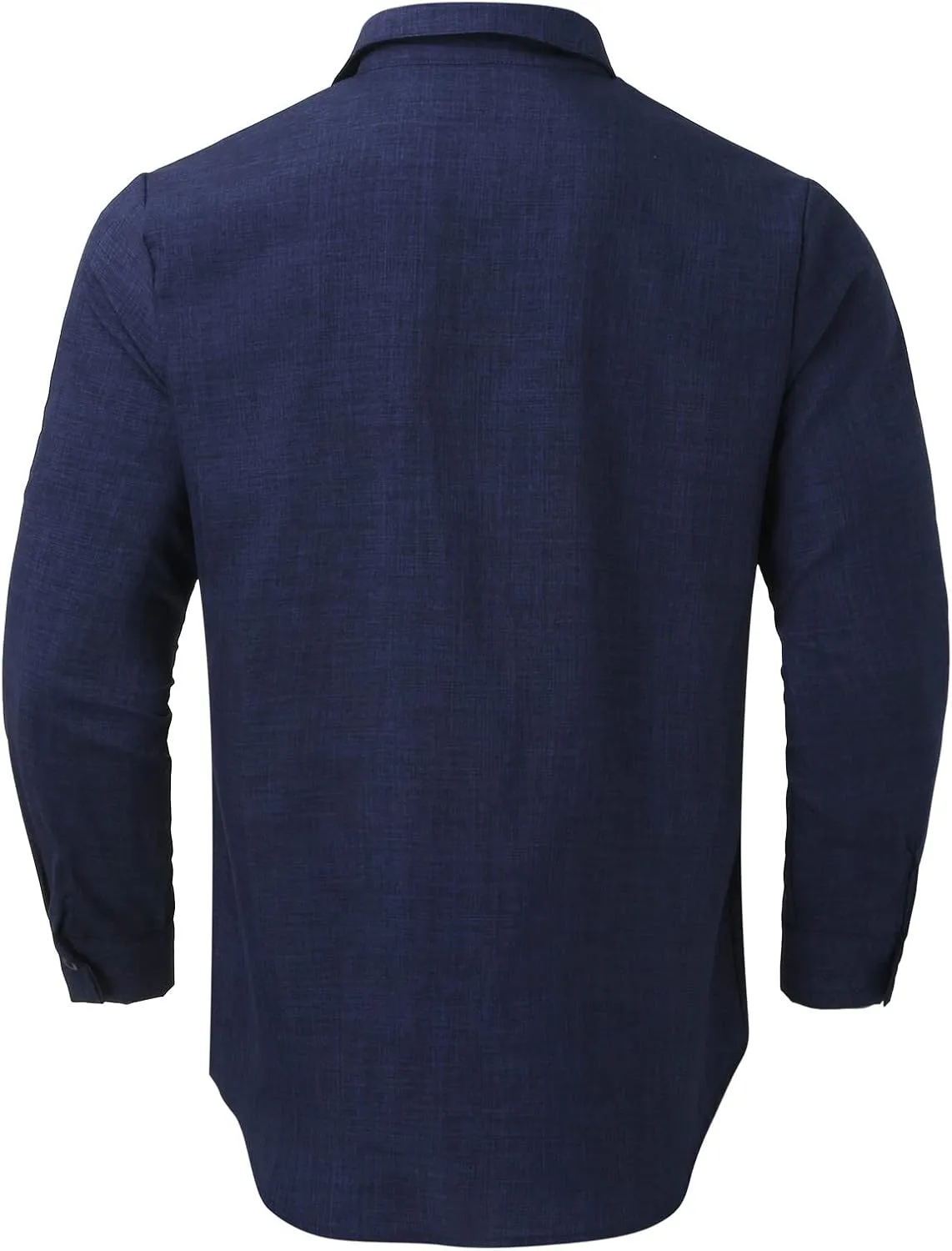 Cargo Shirts for Men Construction Work Shirts Button Up UV Long Sleeve Sun Protection Tactical Hiking Fishing Shirt