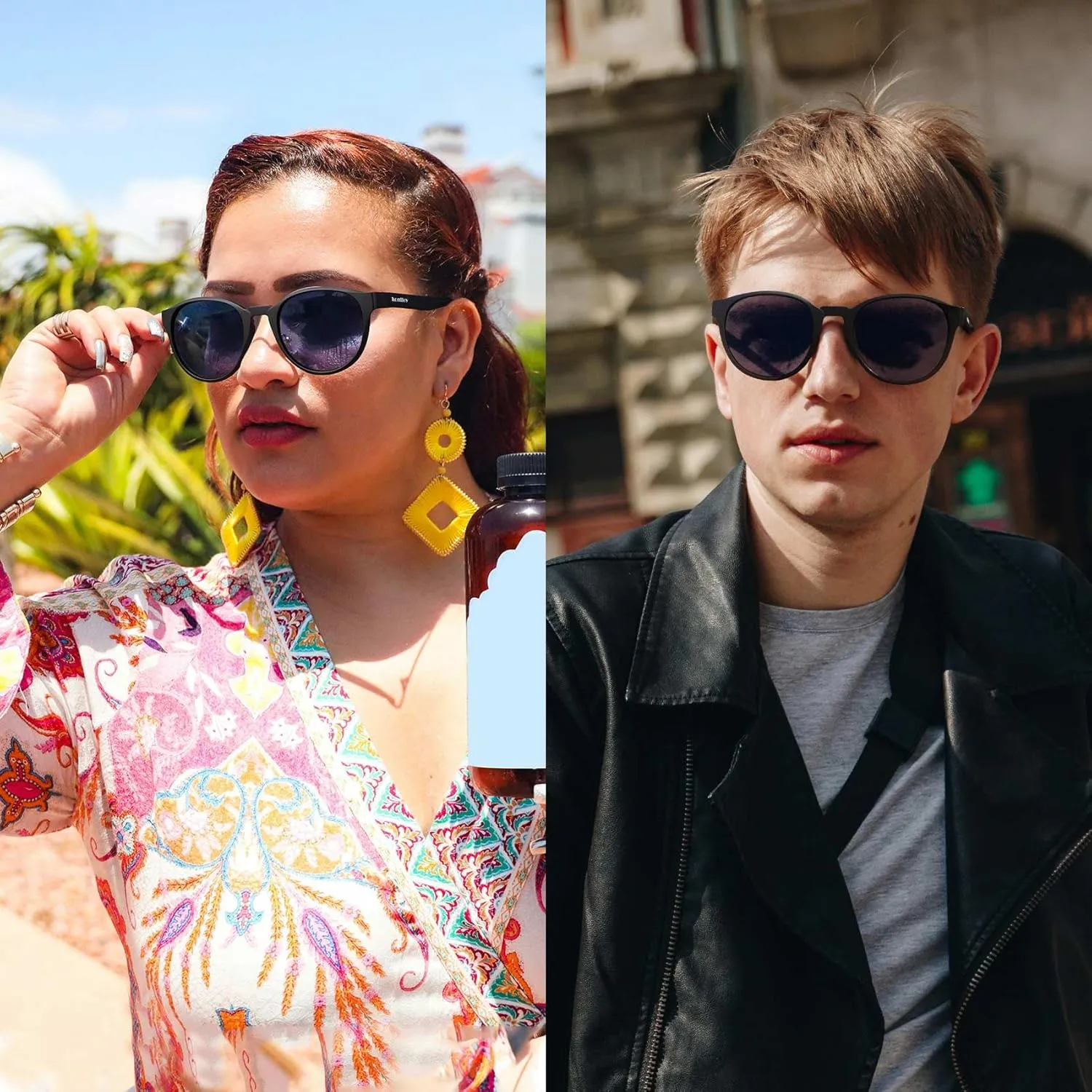 Cat Eye Sunglasses Retro Vintage Eyewear Non-slip Round Sunglasses for Men & Women Polarized/Non-Polarized Lens UV Protection