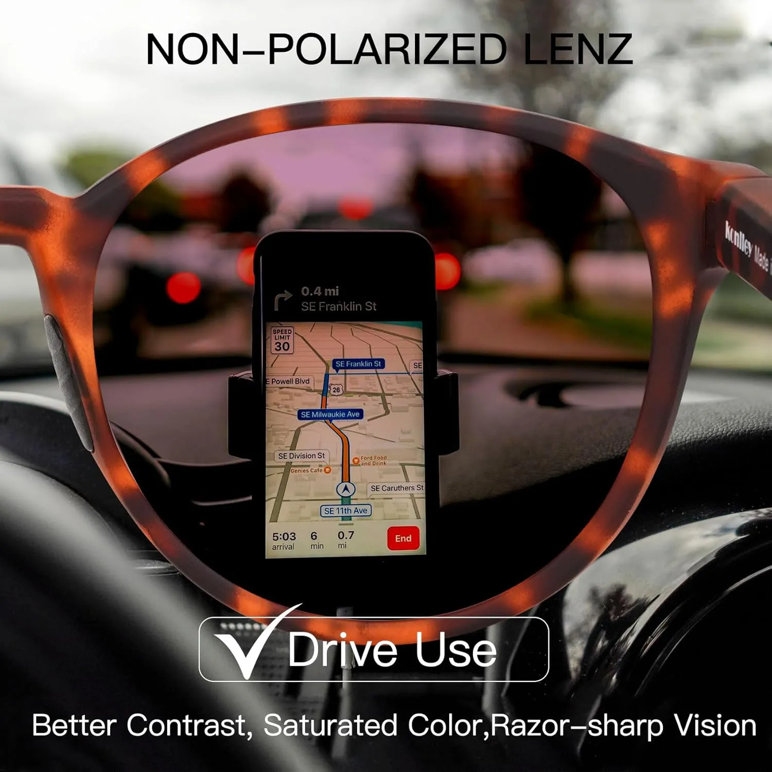 Cat Eye Sunglasses Retro Vintage Eyewear Non-slip Round Sunglasses for Men & Women Polarized/Non-Polarized Lens UV Protection