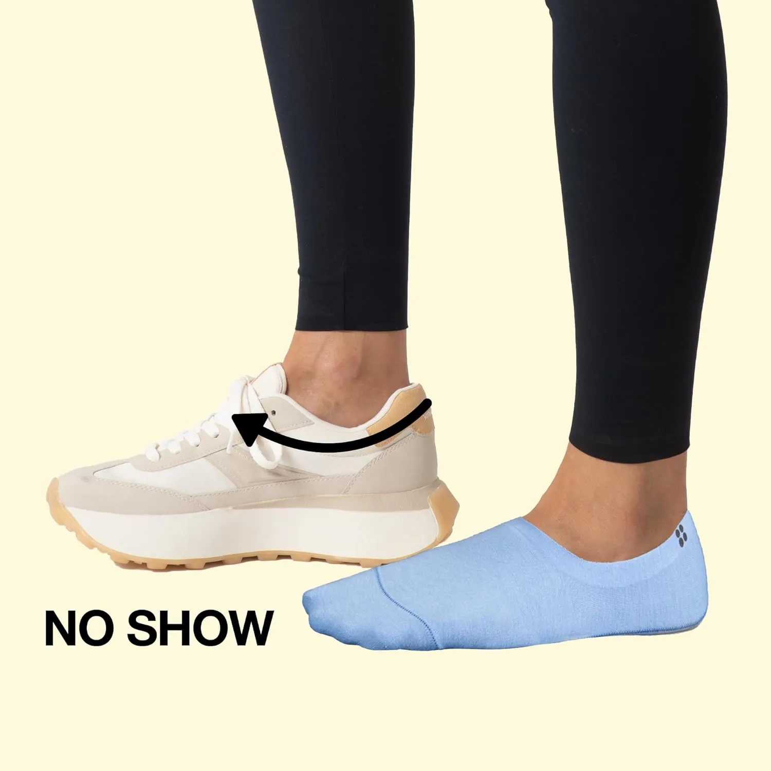 Cloud Ankle Socks for Women & Men - Thin Comfortable Non Slip Invisible Low Cut Cotton No Show Socks for Casual & Formal Wear