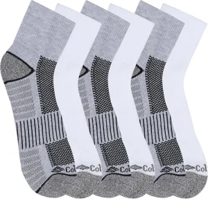 Columbia Men's 6 Pack Athletic No Show Socks