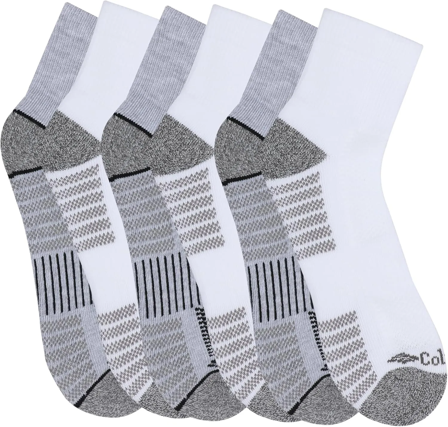 Columbia Men's 6 Pack Athletic No Show Socks