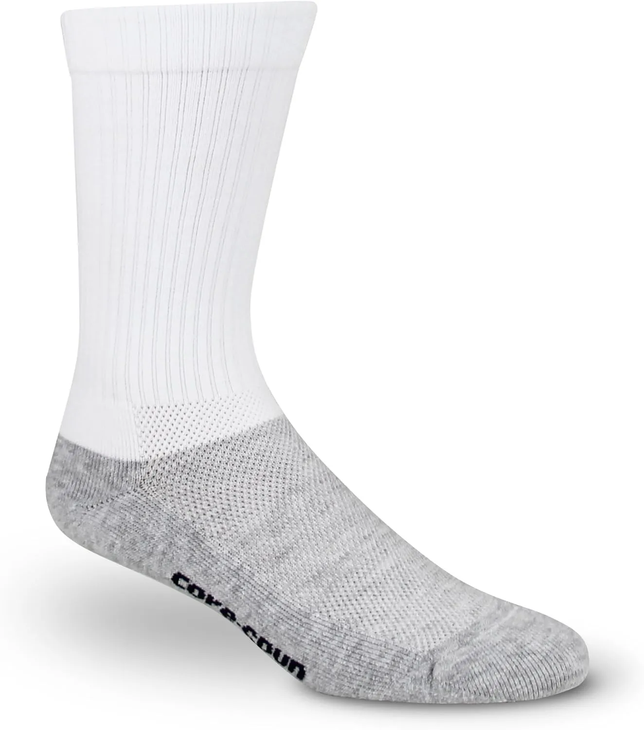Core-Spun 10-15mmHg Medical Compression Socks - Light Graduated Crew Flight Compression Socks