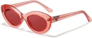 DUCO Cat Eye Sun Glass Retro Oval Sunglasses for Women Clout Glasses Vintage Polarized UV 400 Protection 1223