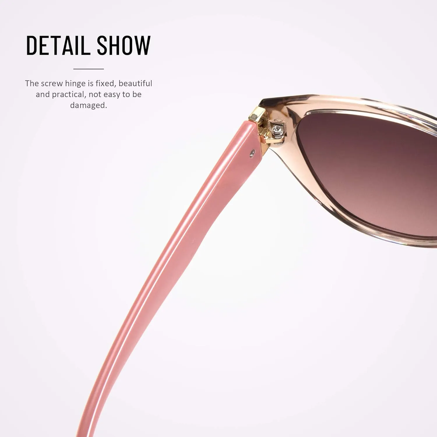 FEISEDY Retro Vintage Cat Eye Sunglasses for Women Designer Shades UV400 Lenses B4014