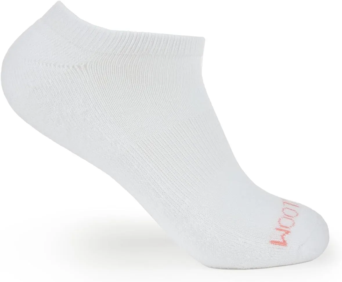 Fruit of the Loom No Show Socks Womens 8 Pack - Arch Support, Soft Cushioned, Breathable Low Cut Ankle Socks for Women