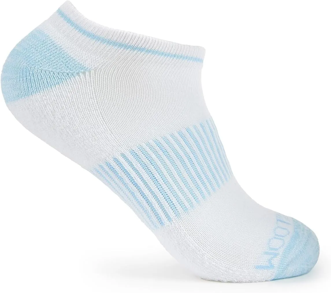 Fruit of the Loom No Show Socks Womens 8 Pack - Arch Support, Soft Cushioned, Breathable Low Cut Ankle Socks for Women