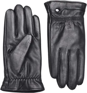 Gloves Men's Leather Gloves Winter Warm Gloves Touch Screen Fleece Lined Gloves Leather Driving Gloves (Size : M) ()