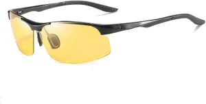 GUZTAG Polarized Glasses for Men & Women – Night Vision Driving/Sun Glasses with Aluminum Frame Sports Sunglasses