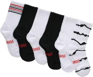 Hanes Women's Hanes Originals Ultimate Women's Socks, Crew, Ankle and No Show Socks, 6-pack