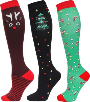 HYRIXDIRECT Compression Socks for Men Women 20-30 mmHg Compression Socks