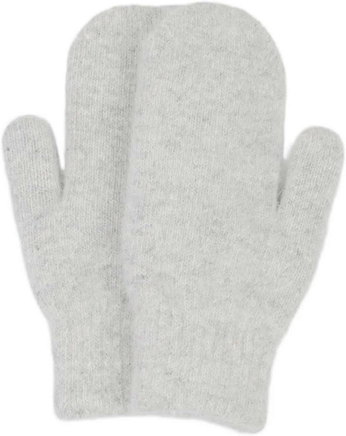 INOGIH Women Warm Knit Mittens - Winter Soft Warm Elastic Faux-Rabbit-Fur Gloves Mittens for Cold Weather