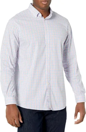 IZOD Men's Dress Shirt Slim Fit Stretch Fx Cooling Collar Solid