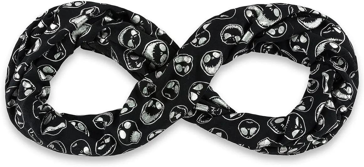 Jack Skellington Infinity Scarf - Disney Loop Scarf - The Nightmare Before Christmas