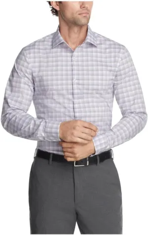 Kenneth Cole REACTION Men's Dress Shirt Slim Fit Techni-Cole Stretch