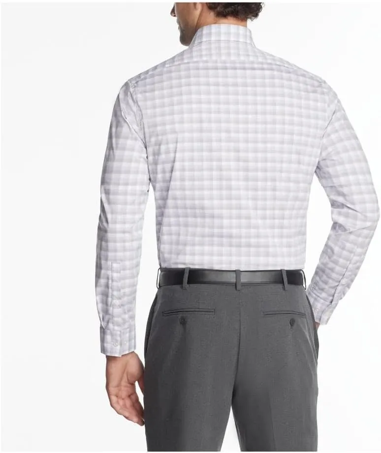 Kenneth Cole REACTION Men's Dress Shirt Slim Fit Techni-Cole Stretch