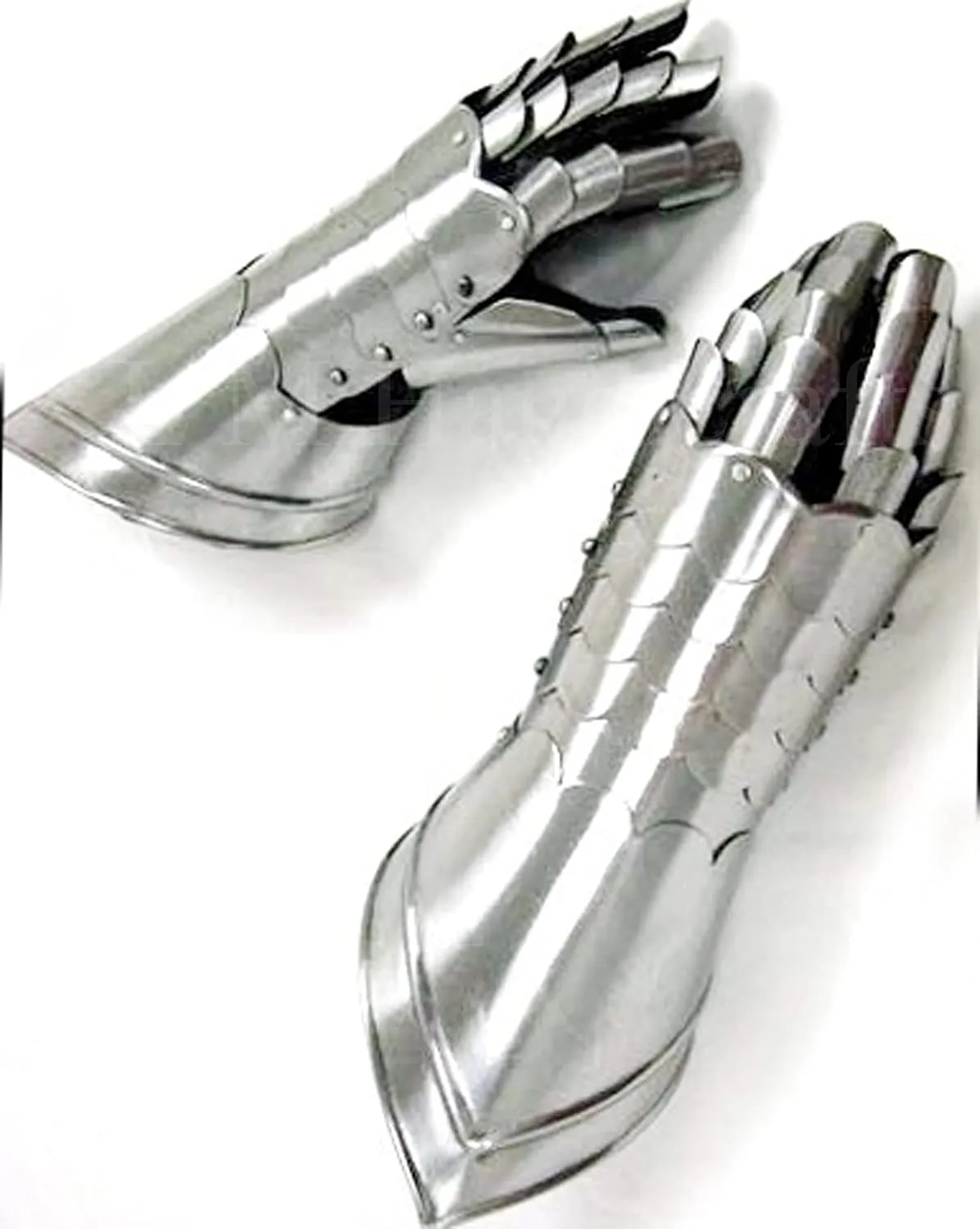 L M Handicrafts Medieval Armor Gauntlet Gloves Beginning costume gauntlet gloves medieval gloves cosplay leather gloves driving gloves leather gloves for men cosplay brown leather long black gloves knight armor