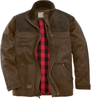 Legendary Whitetails Men's Chore Coat Tough as Buck Collection, Flannel Lined Barn & Field Workwear Jacket