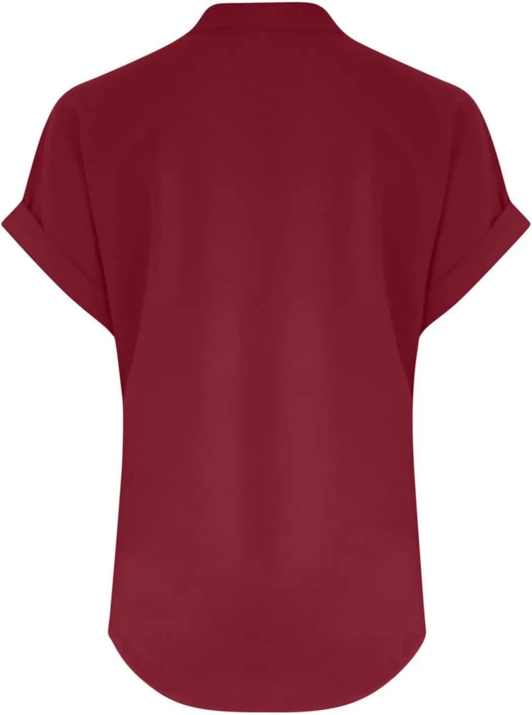 Linen Shirts for Women Summer Button Down Blouses V Neck Short Sleeve T Shirts Comfy Trendy Business Casual Work Tops