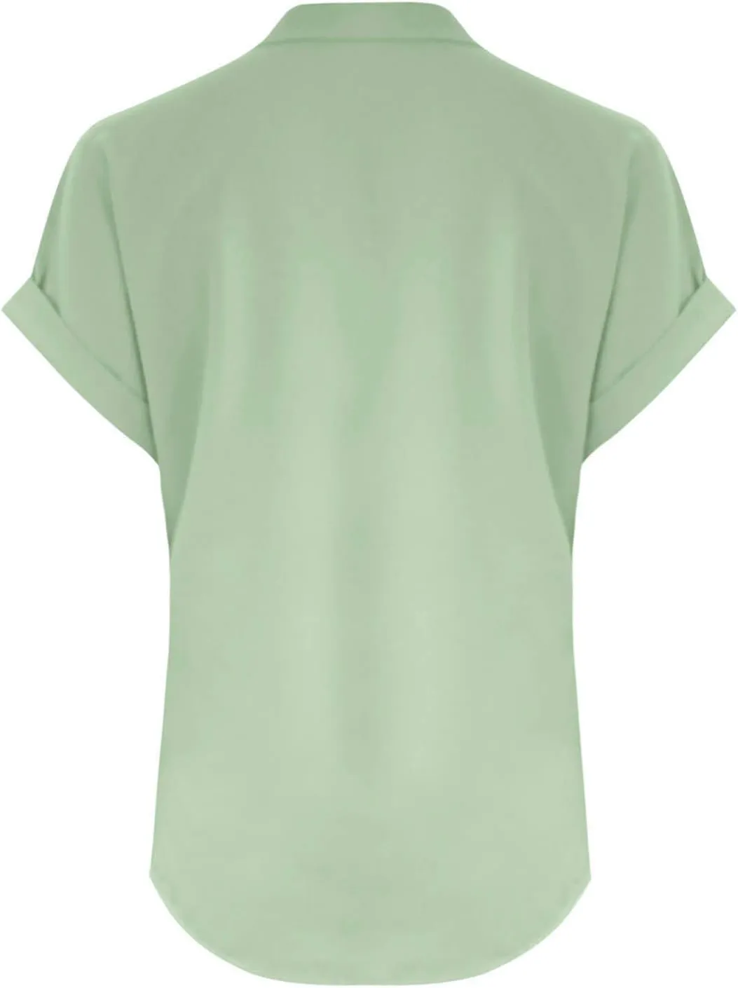 Linen Shirts for Women Summer Button Down Blouses V Neck Short Sleeve T Shirts Comfy Trendy Business Casual Work Tops