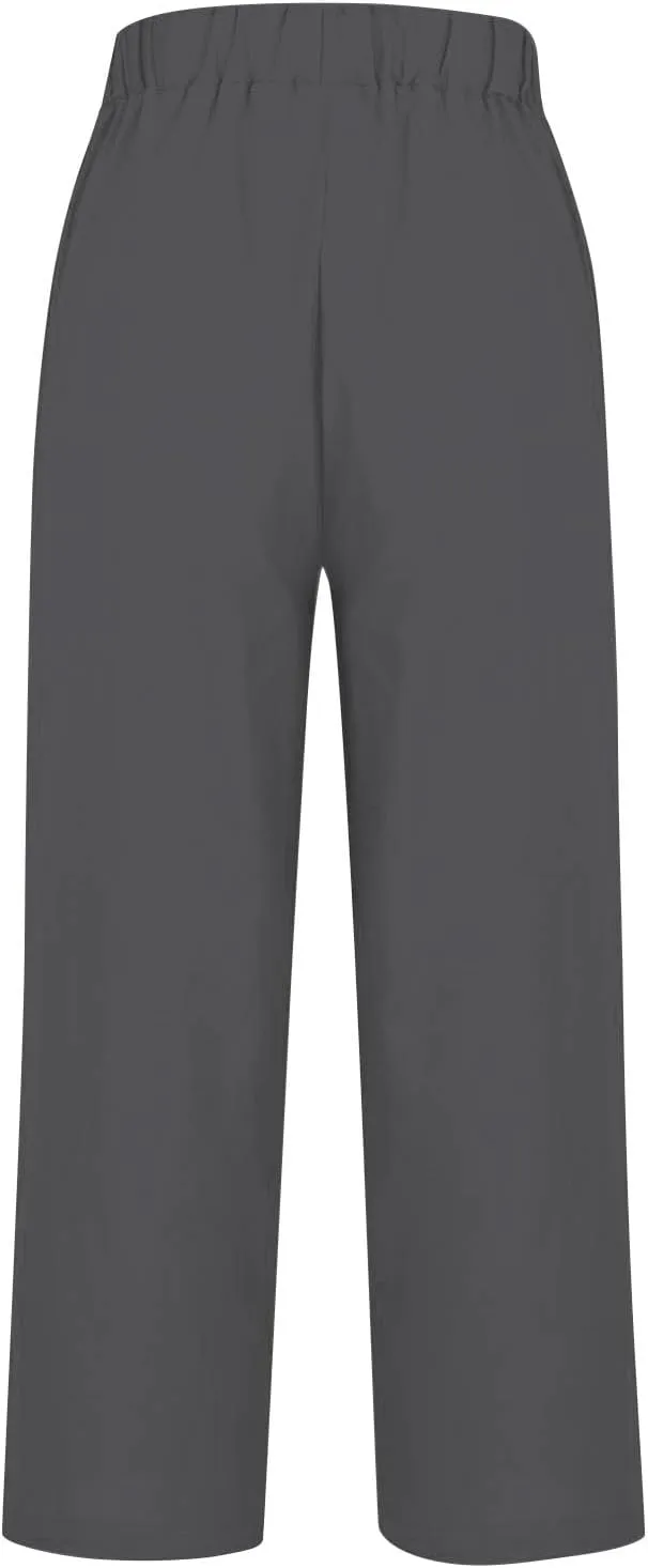 Lounge Pants Women And Winter Long Sleeve Pajama Pants Home Suit Can Be Worn Women Pleated High Waisted Wide Leg