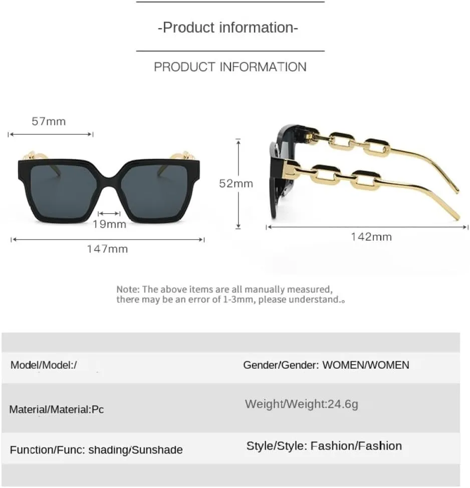 Luxury Cat Eye Sunglasses Woman Vintage Black Sun Glasses for Fashion Big Frame Female UV400