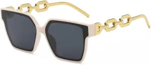 Luxury Cat Eye Sunglasses Woman Vintage Black Sun Glasses for Fashion Big Frame Female UV400