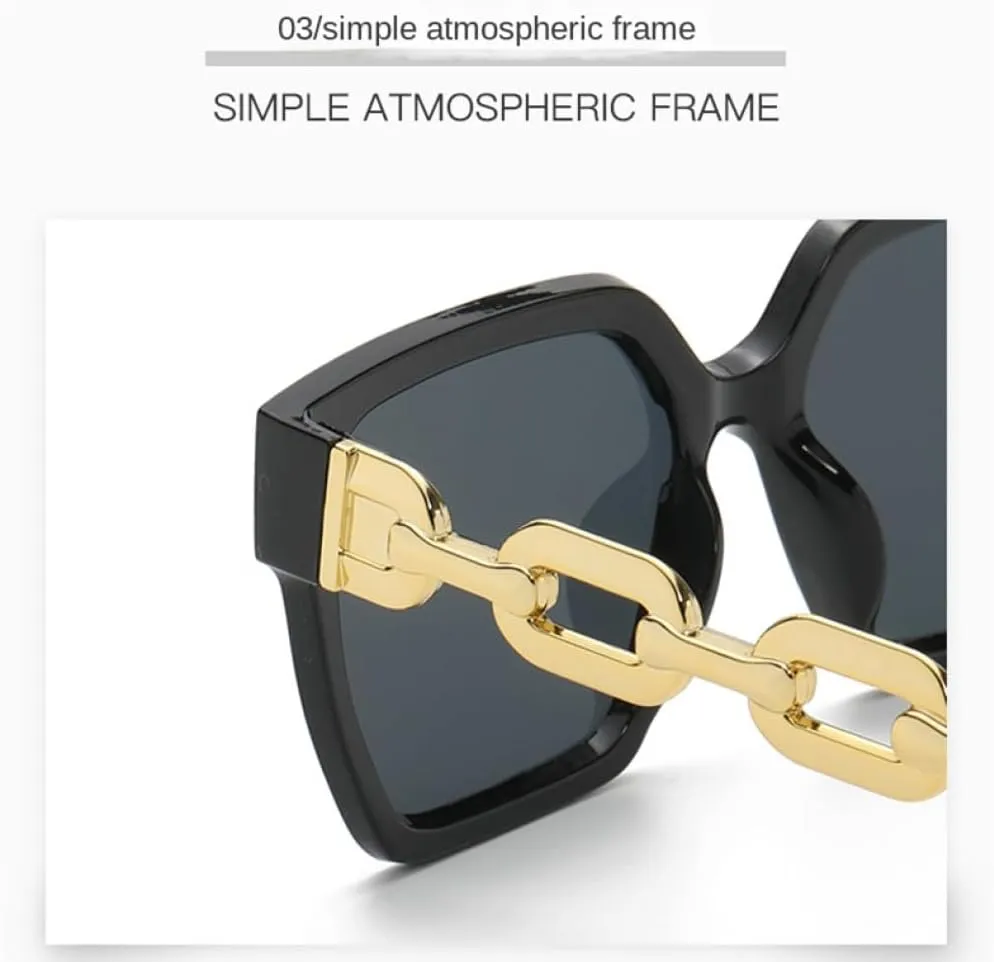 Luxury Cat Eye Sunglasses Woman Vintage Black Sun Glasses for Fashion Big Frame Female UV400