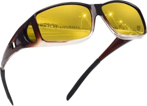 MEETSUN Fit Over Glasses Sunglasses for Men Women,Wrap Around Sunglasses Polarized UV400 Protection