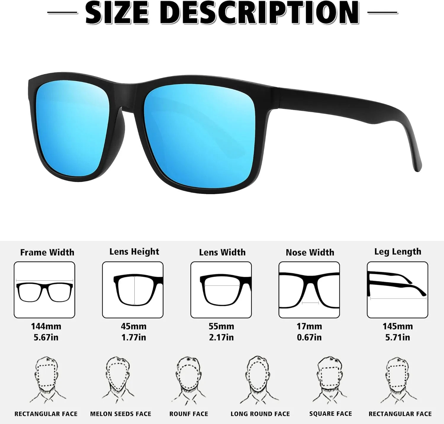 MEETSUN Polarized Sunglasses for Men Women Driving Sun Glasses UV Protection