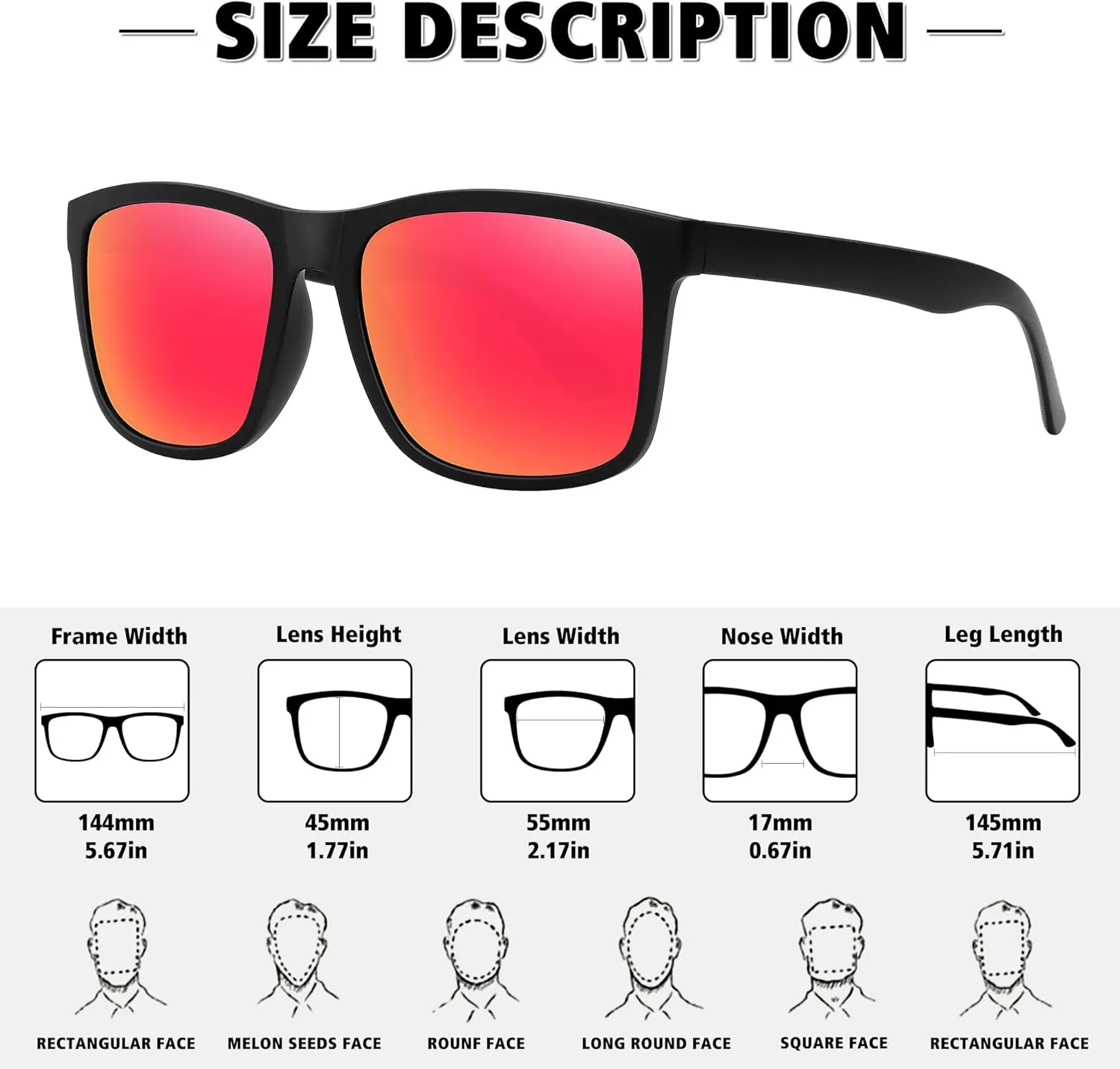 MEETSUN Polarized Sunglasses for Men Women Driving Sun Glasses UV Protection