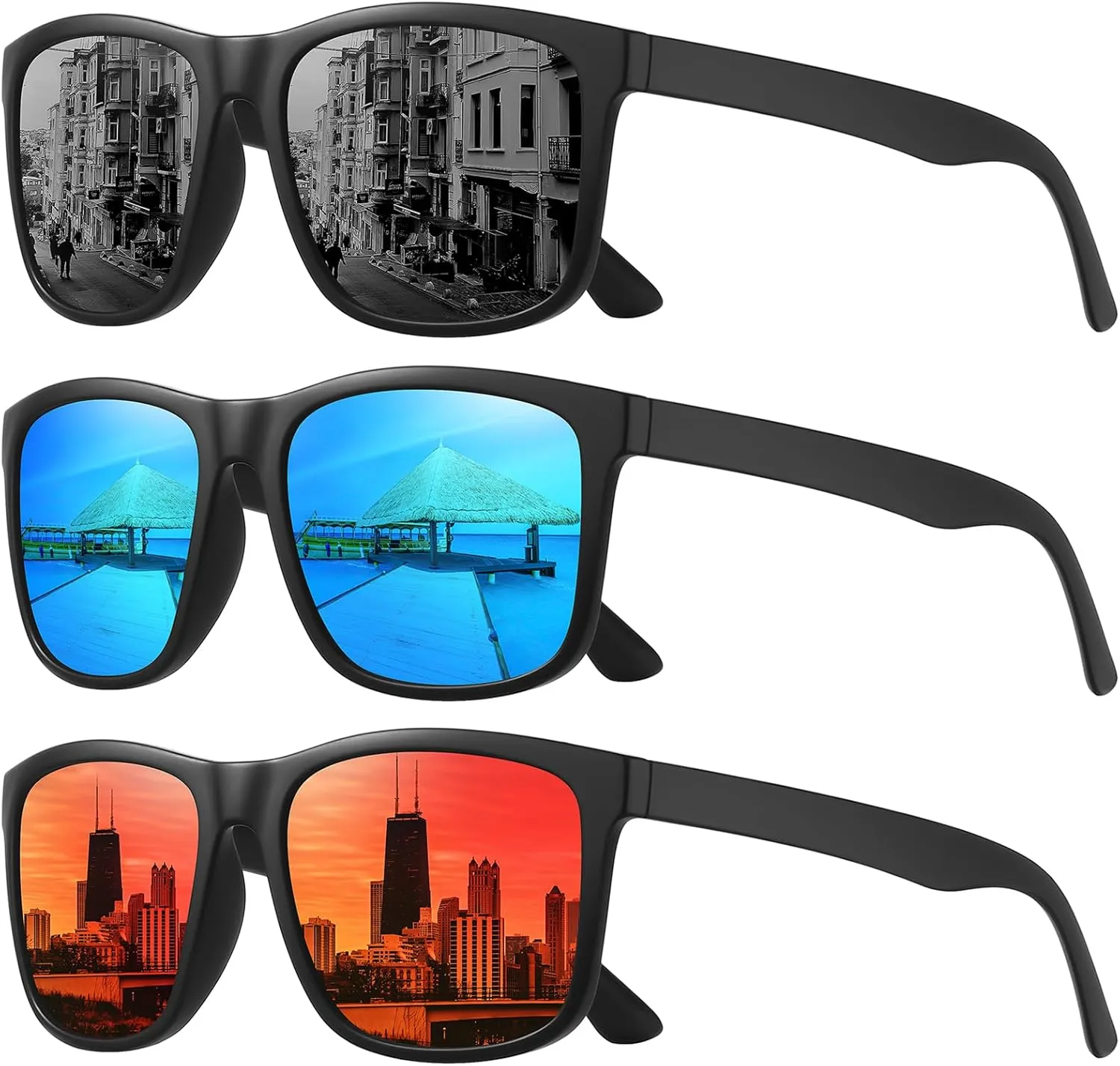 MEETSUN Polarized Sunglasses for Men Women Driving Sun Glasses UV Protection
