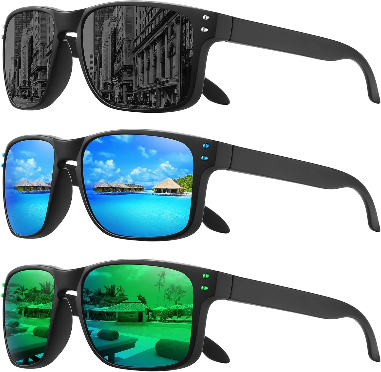 MEETSUN Polarized Sunglasses for Men Women Sports Driving Fishing Glasses UV400 Protection