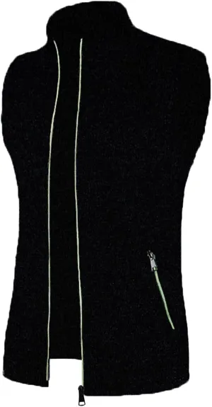 Men's Golf Vest Lightweight Softshell Vest Outerwear Sleeveless Full Zip Jacket Hiking Running Causal Vest Coat