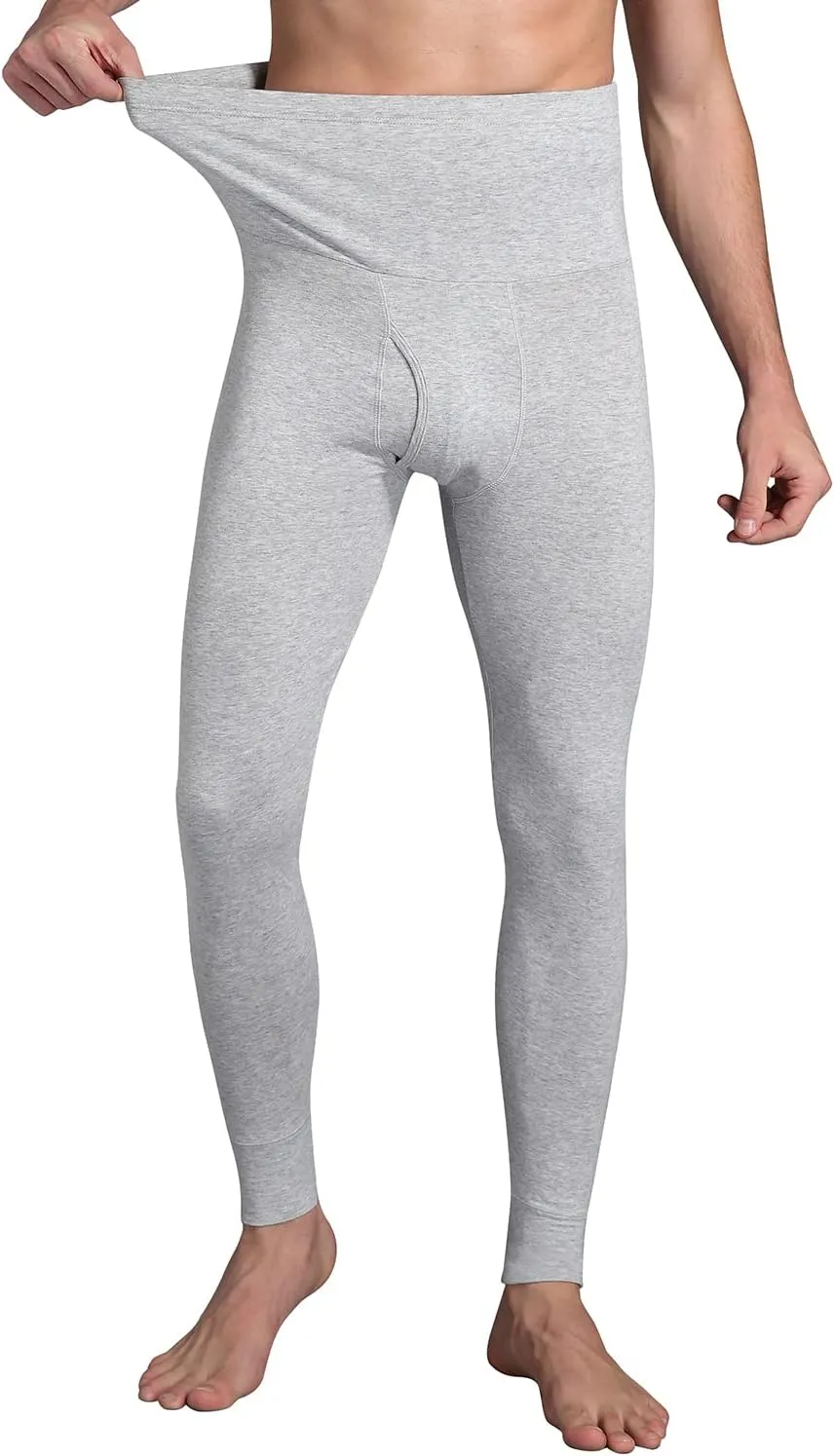 Men's High Waist Compression Recovery Leggings Running Yoga Tummy Control Pants Baselayer Tights Pants