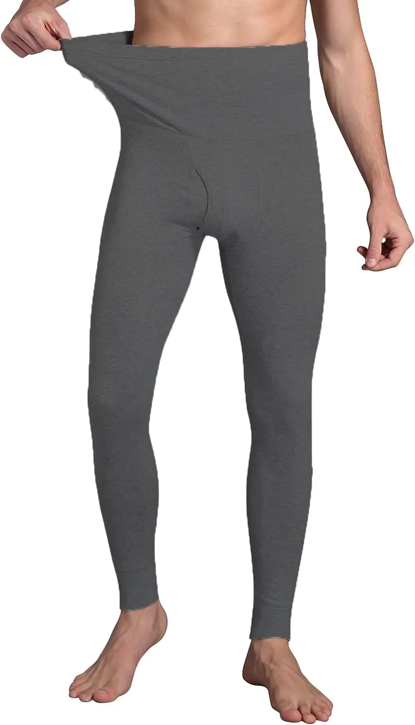 Men's High Waist Compression Recovery Leggings Running Yoga Tummy Control Pants Baselayer Tights Pants