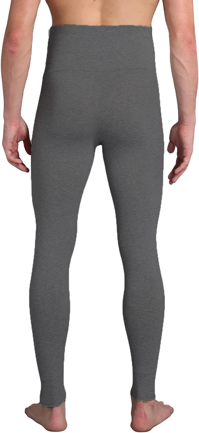 Men's High Waist Compression Recovery Leggings Running Yoga Tummy Control Pants Baselayer Tights Pants