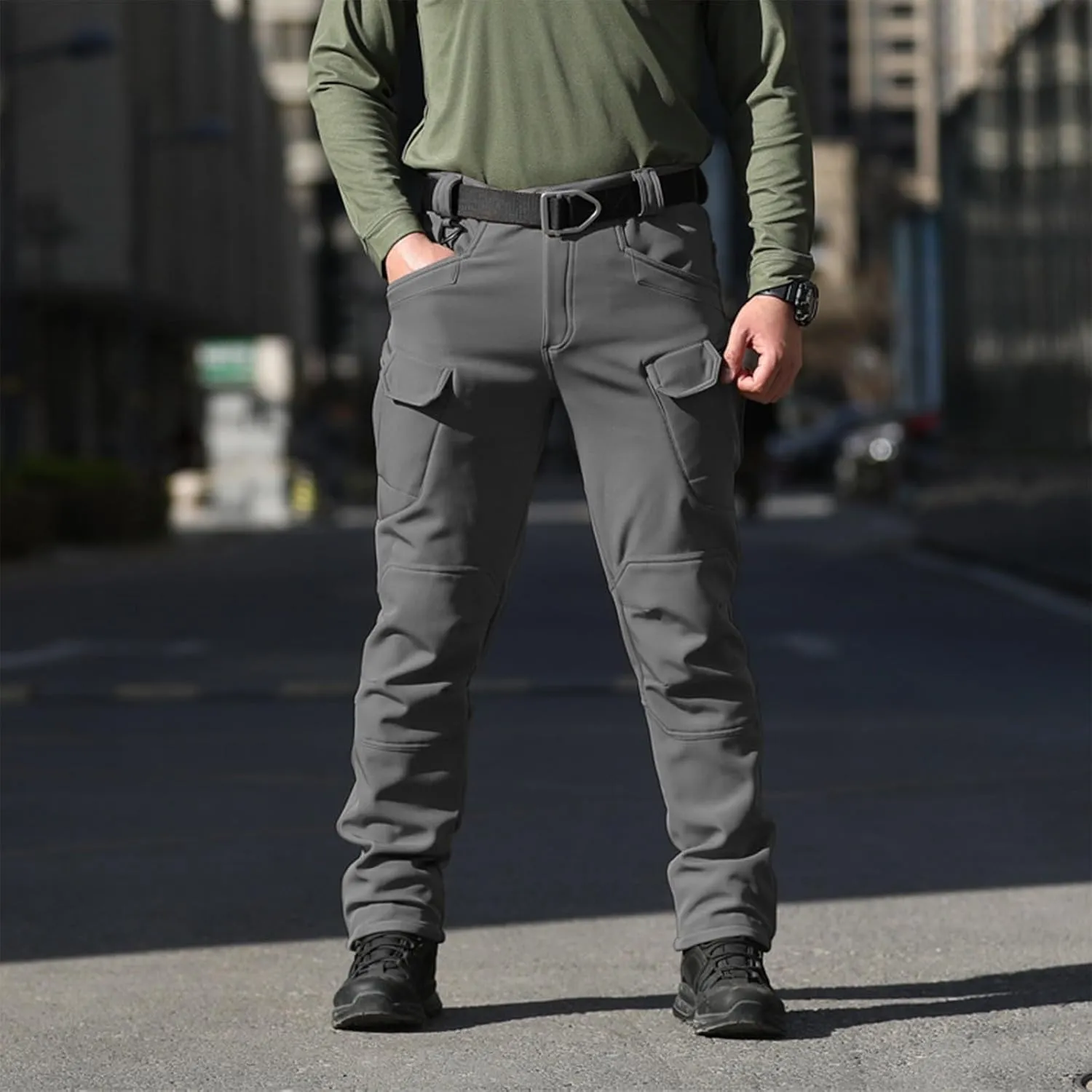 Mens Hiking Tactical Pants for Men City Special Service Pants Military Fan Ix7 Multi Pocket Overalls