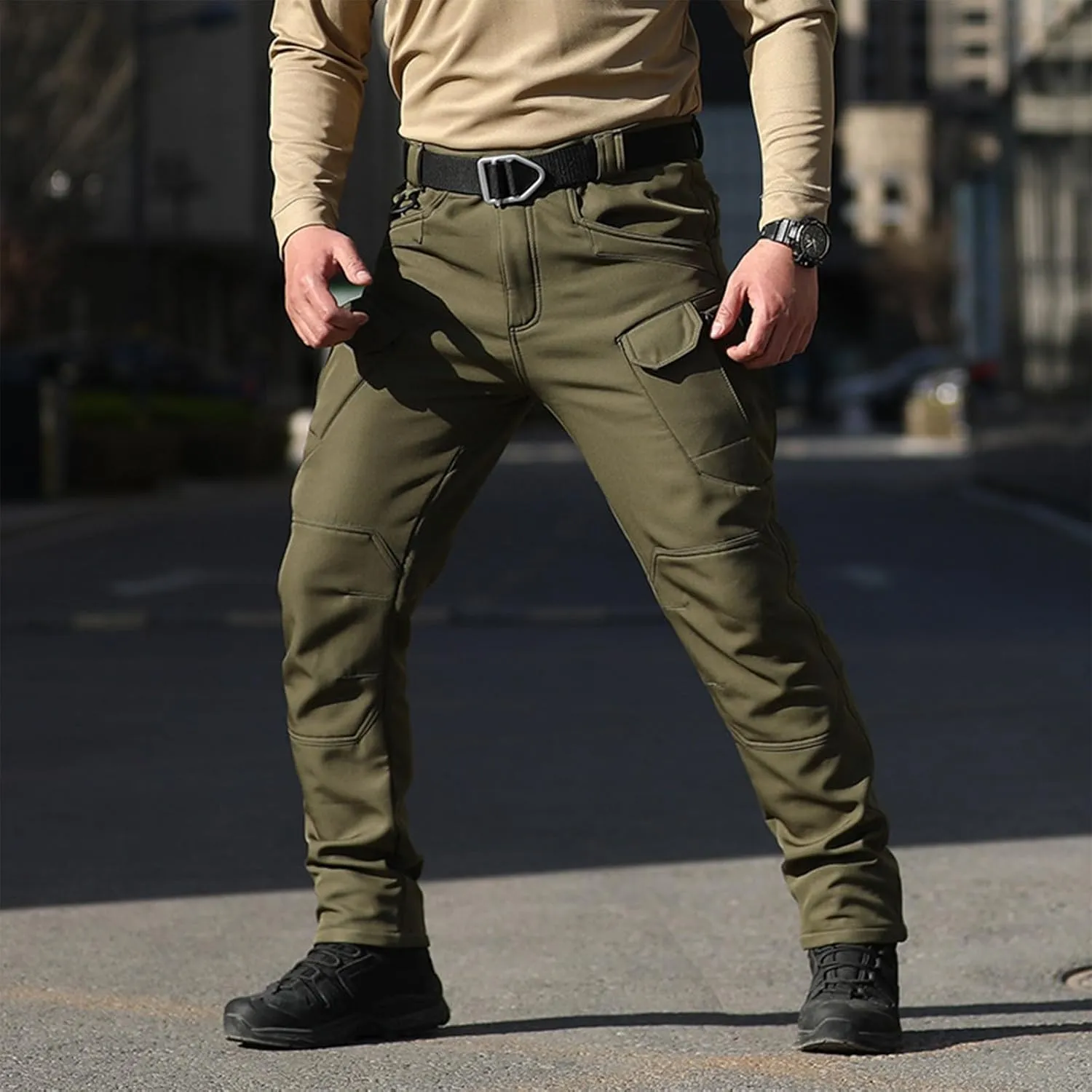 Mens Hiking Tactical Pants for Men City Special Service Pants Military Fan Ix7 Multi Pocket Overalls