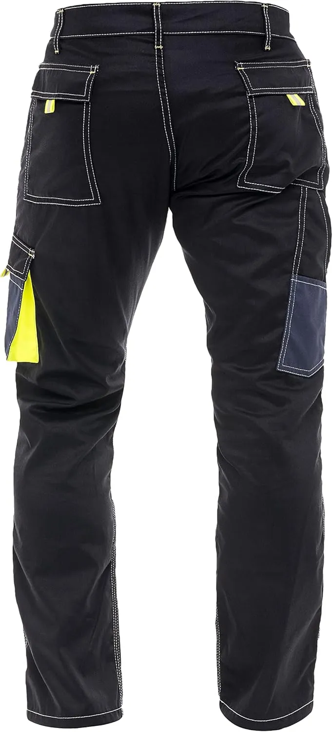 Men's Painter Pants Carpenter Tactical Field Pants Cargo Trousers with Cordura Reinforced Knees Pads & Utility Pockets