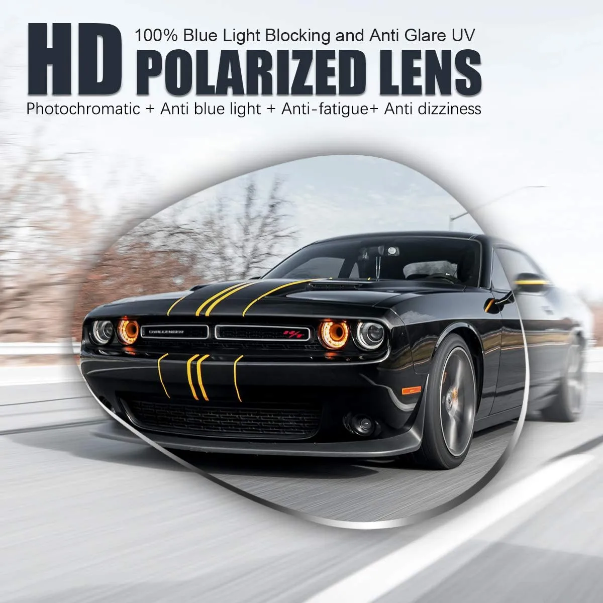 Men's Photochromic Polarized Sunglasses Al-Mg Metal Frame Sports Driving Glasses UV400 Protection Anti Glare Eyewear