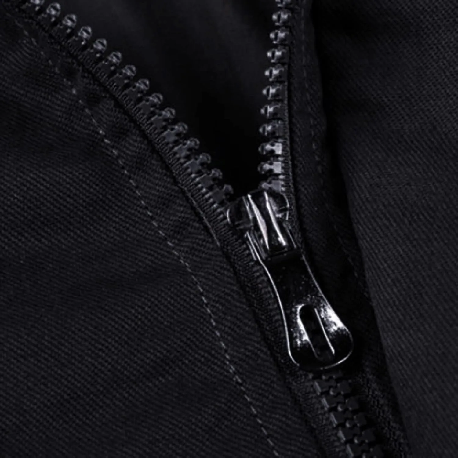 Mens Winter Cotton Military Jacket Zip Up Stand Collar Thick Cargo Jacket Fleece Lined Sherpa Multi-Pocket Work Jacket